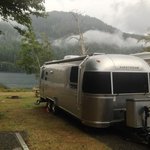 Log cabin resort