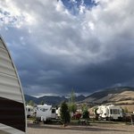 Mountain views at riversedge rv resort