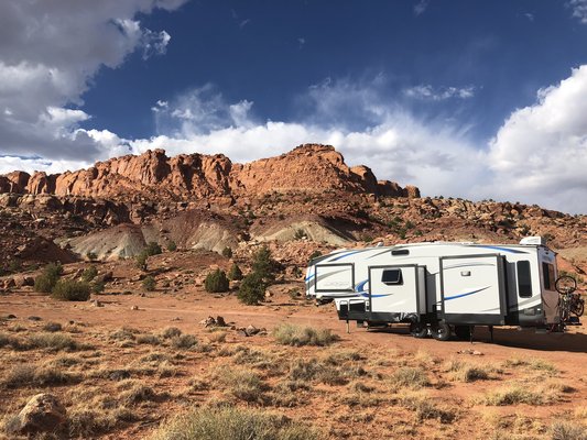 Capitol Reef Overflow Dispersed Camping