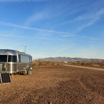 Blue cloud camping area