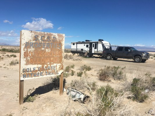 Salton City Dry Camp Area
