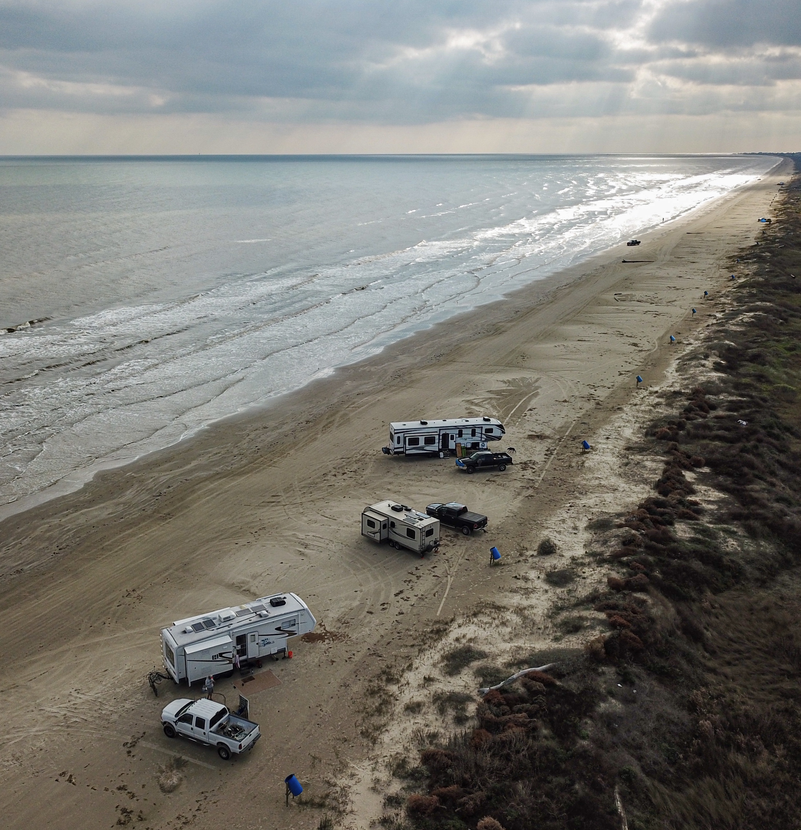 Brazoria Beach Dispersed Camping