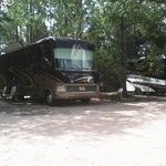 Hitchin post corral campground