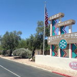 Desert pueblo mobile home rv park