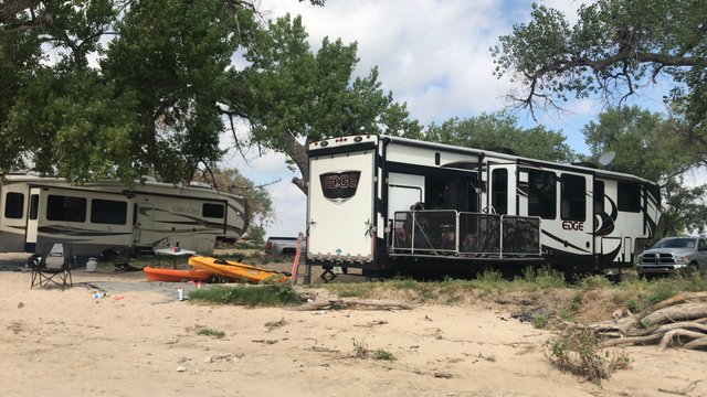 Prewitt Reservoir South Dispersed Camping