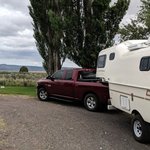 Summer lake rest area