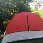 Cheerful valley campground