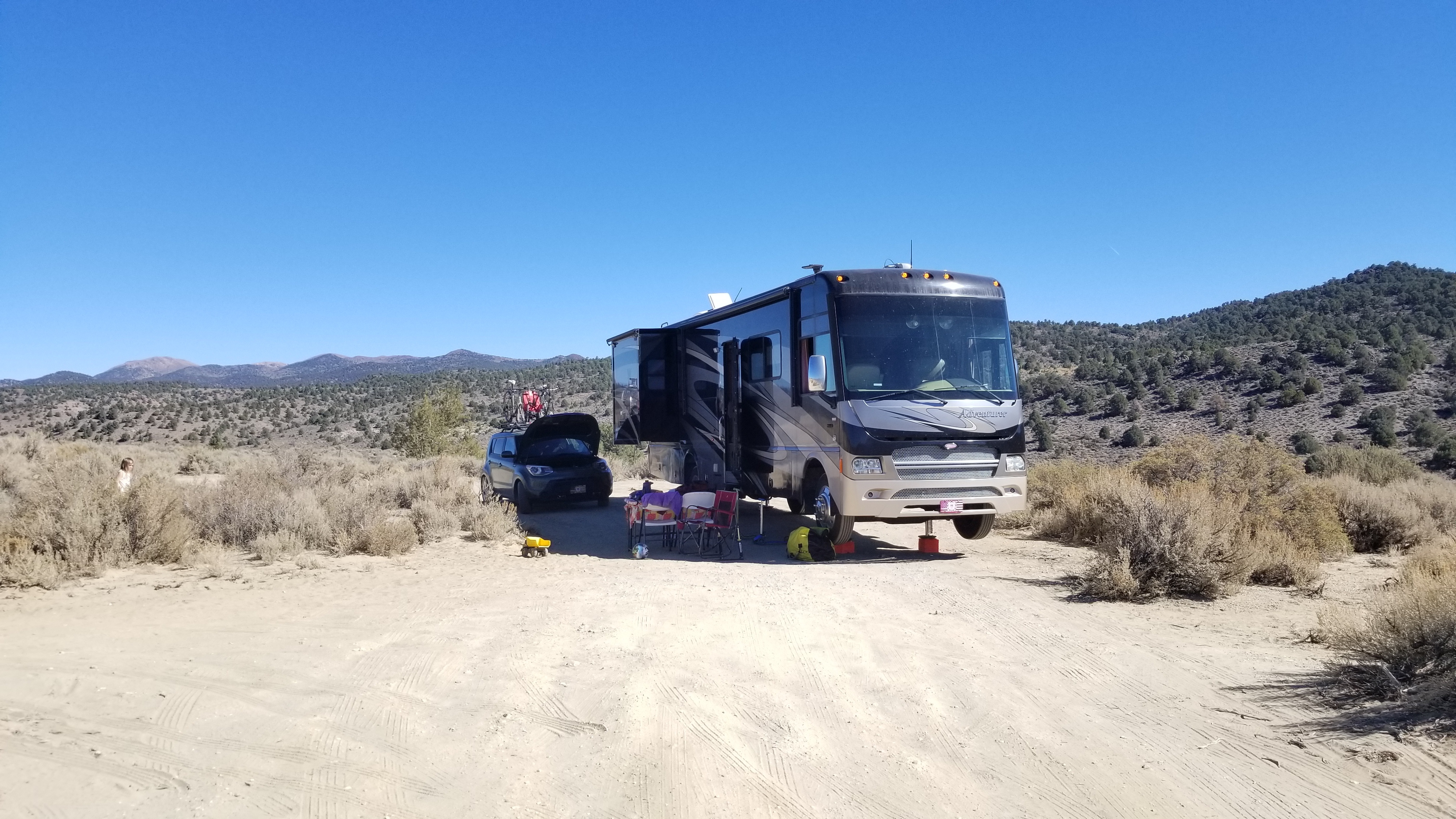 Travertine Hot Springs Dispersed Camping
