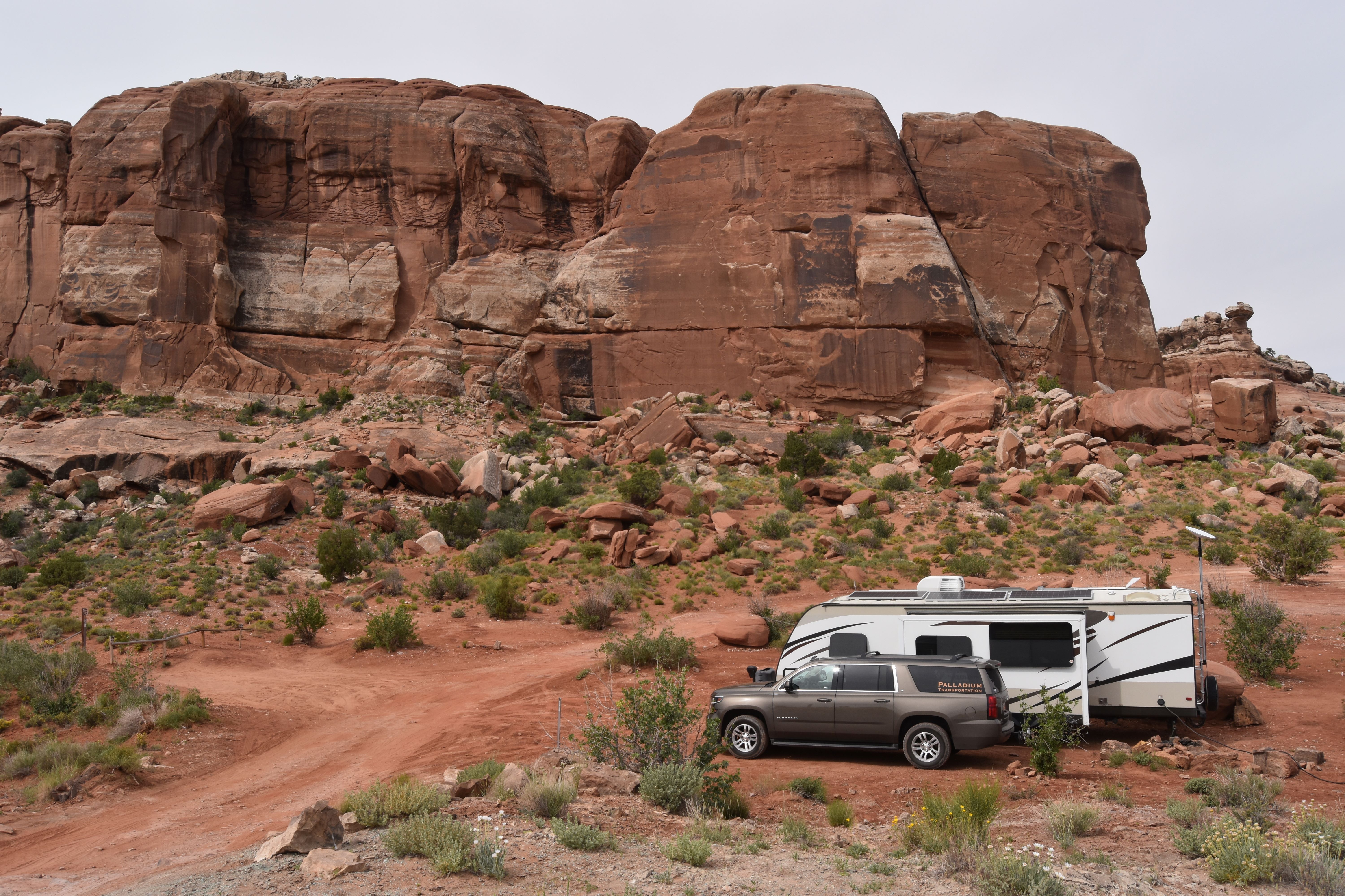 Gemini Bridges Road Designated Campsites