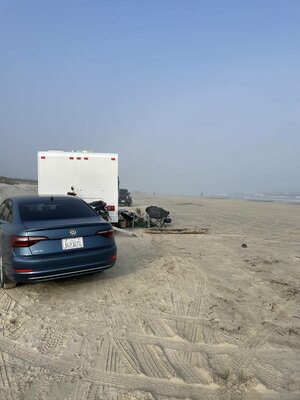 Mustang Island Beach Dispersed Camping