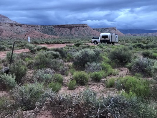 Hurricane Cliffs Designated Dispersed Campsites 1-12