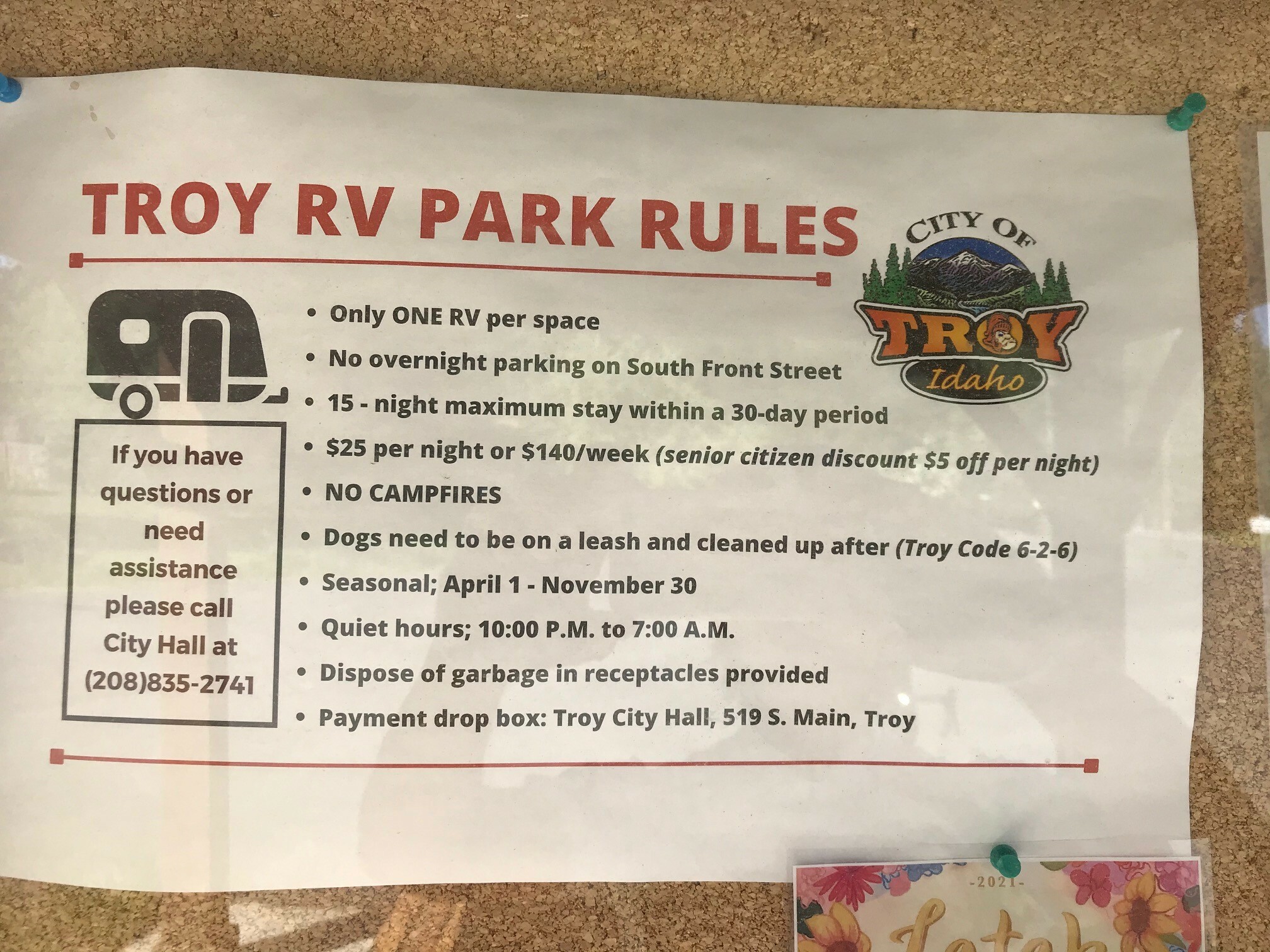 Troy RV Park Reviews updated 2024