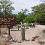 Independance creek campground