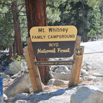 Whitney portal family campground