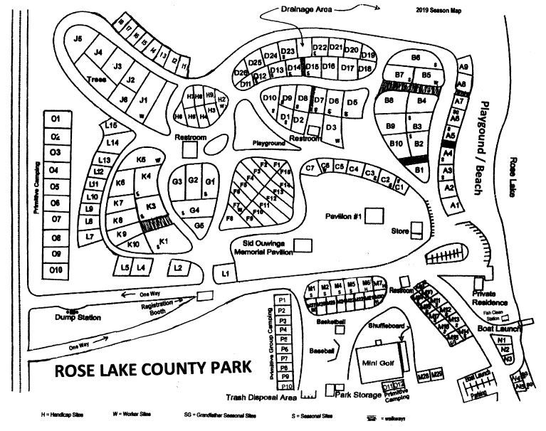 Rose Lake Park updated 2022
